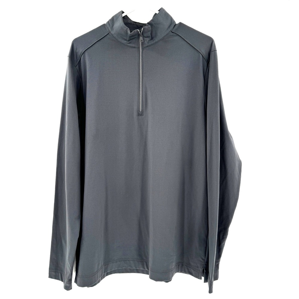 Greg‎ Norman Play Dry Golf 1/4 Zip Sweatshirt Men's Activewear Size Large Gray